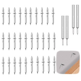 400 Pieces Seamless Nail with Double-Headed Set, Double Head Nails, Seamless, Double Head Nails, Skirting Boards Without Marks, for Skirting Boards, Sofas, Bedside Tables and Other Furniture