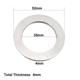 TOP-VIGOR 1Pcs AXK3552 Thrust Needle Roller Bearings with Washers, 35mmx52mmx2mm Bearing for Conveying Equipment, Automobiles, Pump, Machine Tools, Chromium Steel