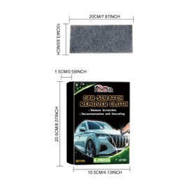 Ethanberg Nano Sparkle Cloth Car Scratches Remover, 6 PCS Nano Sparkle Cloth for Car Scratches, Easy to Repair Car Paint Scratches, Water Spots Surface Polishing, Nano Magic Cloth for Small Scratched