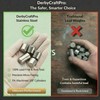 DerbyCraftPro Pinewood Car Weights and Graphite Powder, Steel with Graphite