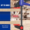 WORKPRO 150mm Ratchet Bar Clamp Set, 285mm Spreader, Quick Release