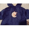 Carter's NWT Boys Carter’s Blue Infant Velboa Pram Bunting Snowsuit