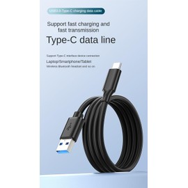 HBFQMDJLX USB 3.0 to Type-C Cable, USB-C to USB 4.9ft Fast Charging Data Cable, 10Gbps Transfer Speed, Compatible with Phone/Tablet/Laptop/Data Transmission, System Upgrade