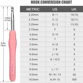 36 Pcs Crochet Hook Set with Yarn Knitting Needles Crochet Kits Sewing Tools Full Set Knit with Case Stitch Holders Household Tool Kit For Beginners Women