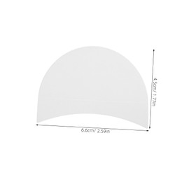 FRCOLOR 100Pcs Makeup Tape for Eyeshadow Non Smudging Eye Easy Application Under Eye Stencils for Eyeliner for Quick Makeup and Eyelash Extensions