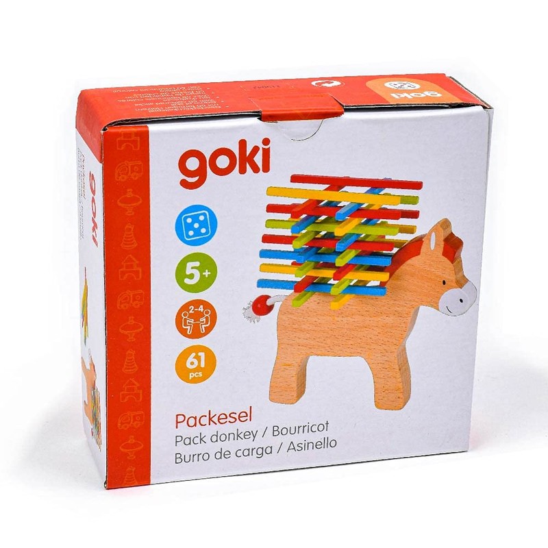 Goki 56950 56950 Stacking Game Pack Donkey