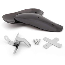 Areyourshop Motorcycle Hand Guard Cold Wind Deflector Shield For Softail Touring Honda Smoke