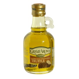Mantova Grand’Aroma Truffle Flavored Extra Virgin Olive Oil, made in Italy, cold-pressed, 100% natural, heart-healthy cooking oil perfect for salad dressing, pasta, garlic bread, meats, or pan frying, 8.5 oz