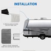 Dulepax RV Awning Fabric Replacement(16'2" Fabric) Heavy Duty 18.5 oz