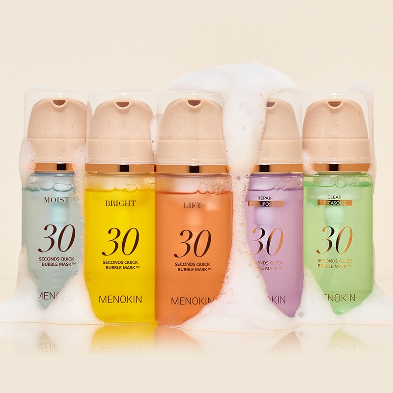 MENOKIN 30 Seconds Quick Bubble Mask Bright 95ml - MENOKIN