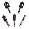 5 Pcs Countersink Drill Bits Set,High Carbon Chromium Steel Counter
