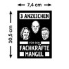 Generisch Anti Government Sticker 5 x Stickers Anti Scholz Anti