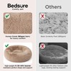 Bedsure Calming Dog Bed Medium Size Dog - Donut Washable