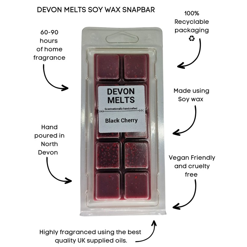 Devon Melts - Black Cherry - Highly Scented 100% Soy