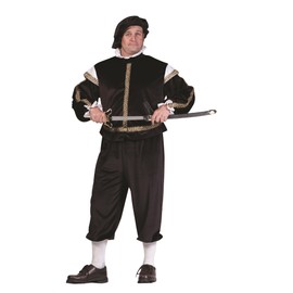 RG Costumes Men's Plus Costume, Black