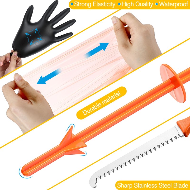 Tellingyou Field Cleaning Tool with Bone Saw and Field Dressing