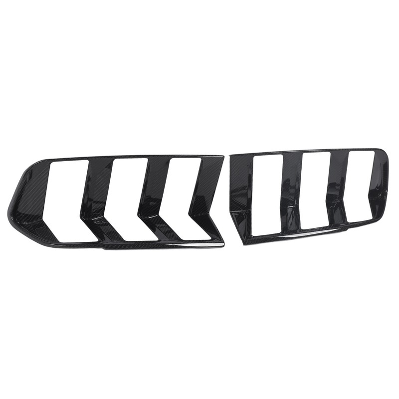 1 Pair Taillight Frame Dry Carbon Fiber Glossy Rear Light