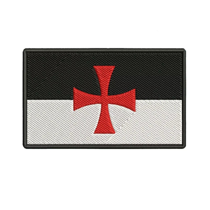 Athena Tactical KNIGHTS TEMPLAR SEAL iron-on PATCH embroidered CRUSADES RELIGIOUS