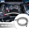 X AUTOHAUX Car Stainless Steel Braided Mesh Hose 3.3ft 3/8"