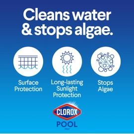CLOROX POOL & Spa Clorox Pool&Spa XTRABLUE 3 Chlorinating Tablets, Individually Wrapped, Kills Bacteria & Stops Algae (5 LB)