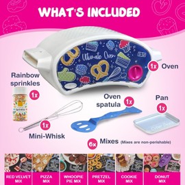 Ultimate Easy Bake Baking Bundle for Kids - Oven, 6 Mixes & Rainbow Sprinkles for Ages 8+