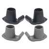 BESPORTBLE 4pcs Anti-Slip Walker Sliders for Seniors Easy Glide Stable