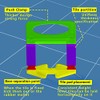 Tile Leveling System 1/8" Spacers Tile Leveler Clips DIY Tile