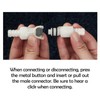 BBTUS 2 Pieces 1/4" 3/8" 5/16" Plastic Hose Barb Valve