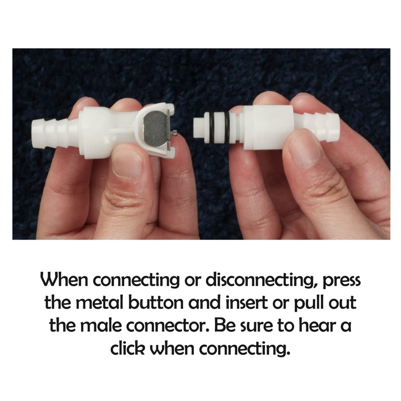BBTUS 2 Pieces 1/4" 3/8" 5/16" Plastic Hose Barb Valve