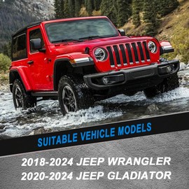 CJPPPZIW Windshield Wipers-16 Inch+16 Inch Replacement for 2018 2019 2020 2021 2022 2023 2024 Jeep Wrangler Wiper Blades for My Car,Quality Front Rose Red Windshield Wiper Blades(Set of 2)