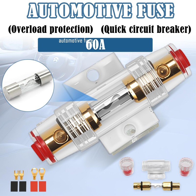 Cable Set, Subwoofer Car Amplifier Cable Set Connection Set 10GA