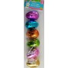Metallic Plastic Easter Eggs Fillable Large 3”x1.8”, 6/Pk