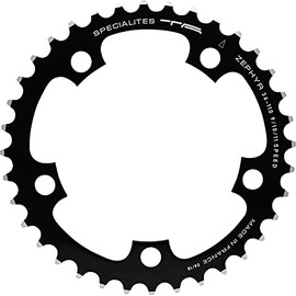 Spécialités TA Zephyr Compact 5-Arm 110pcd 9/10 Speed Chainring, Middle 36t, Black