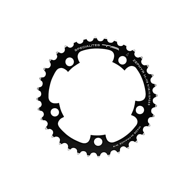 Spécialités TA Zephyr Compact 5-Arm 110pcd 9/10 Speed Chainring, Middle