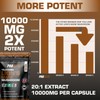 Lions Mane Mushroom Supplement 10,000mg - 90 Capsules Vegan High