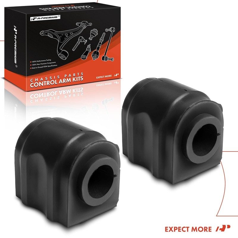 A-Premium 2 x Rear To Frame Sway Bar Bushing Kit,