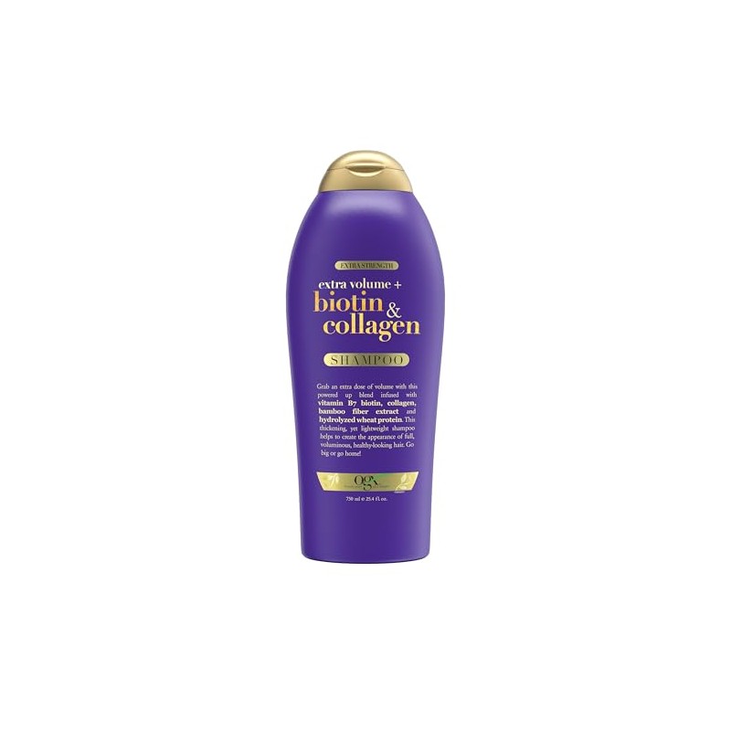 OGX Biotin & Collagen Extra Strength Volumizing Shampoo for Thicker,