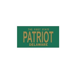 Design It Yourself Delaware Bicycle Plate. Free Personalization on Plate