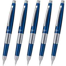 Pentel P1035-CD Mechanical Pencil, CIL, Cap, Blue, 5 Pens