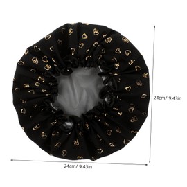 SAFIGLE Double Layer Shower Cap for Women Extra Elastic Bathing Hat for Long Hair Stylish Hair Mask Cap Cap for Hair Care