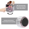 BTSKY Crystal 360 Degree Rotating Desk Organizer Decorative Storage Box