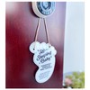 Small Baby Sleeping Hanging Sign,Do Not Knock Or Ring The