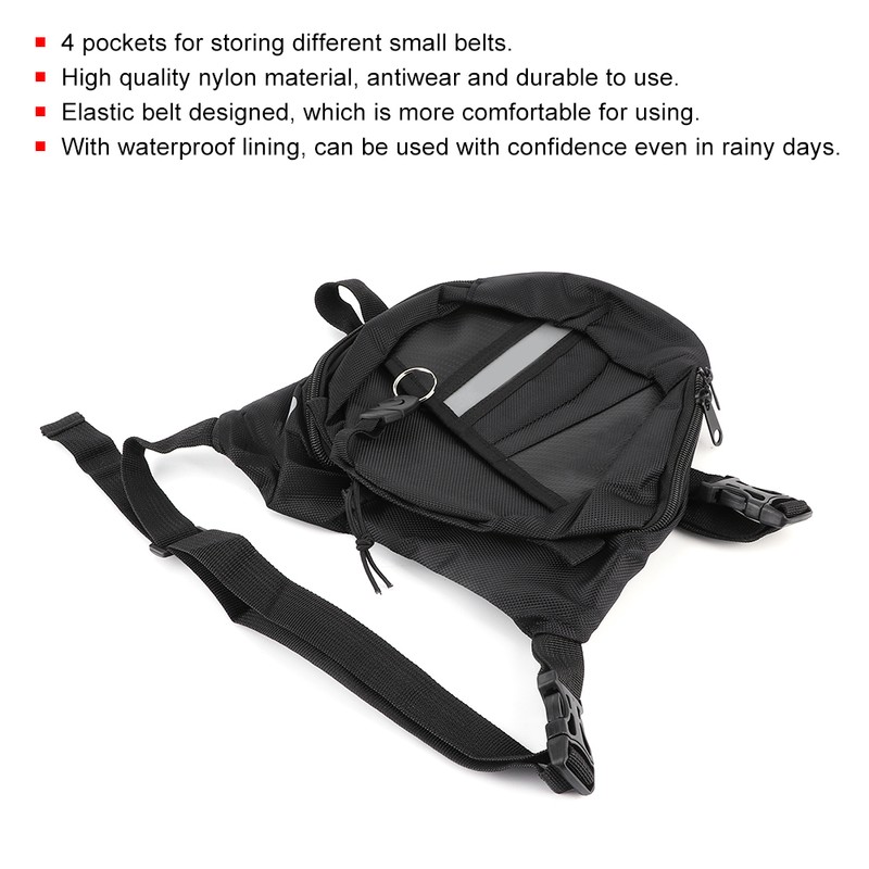 Multifunctional Men Waist Bag Waterproof Belt Thigh Leg Pouch Organizer