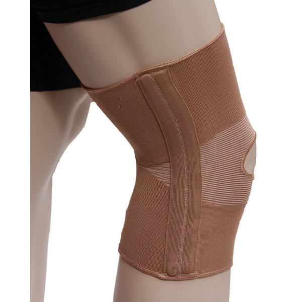 Alpha Medical Dual Stay Compression Support Knee Brace w/Open Patella