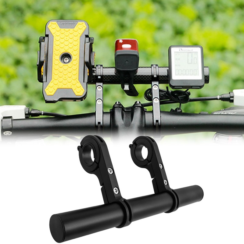 Mesee Aluminium Bicycle Extender Mount, 20 cm Bicycle Handlebar Extender,