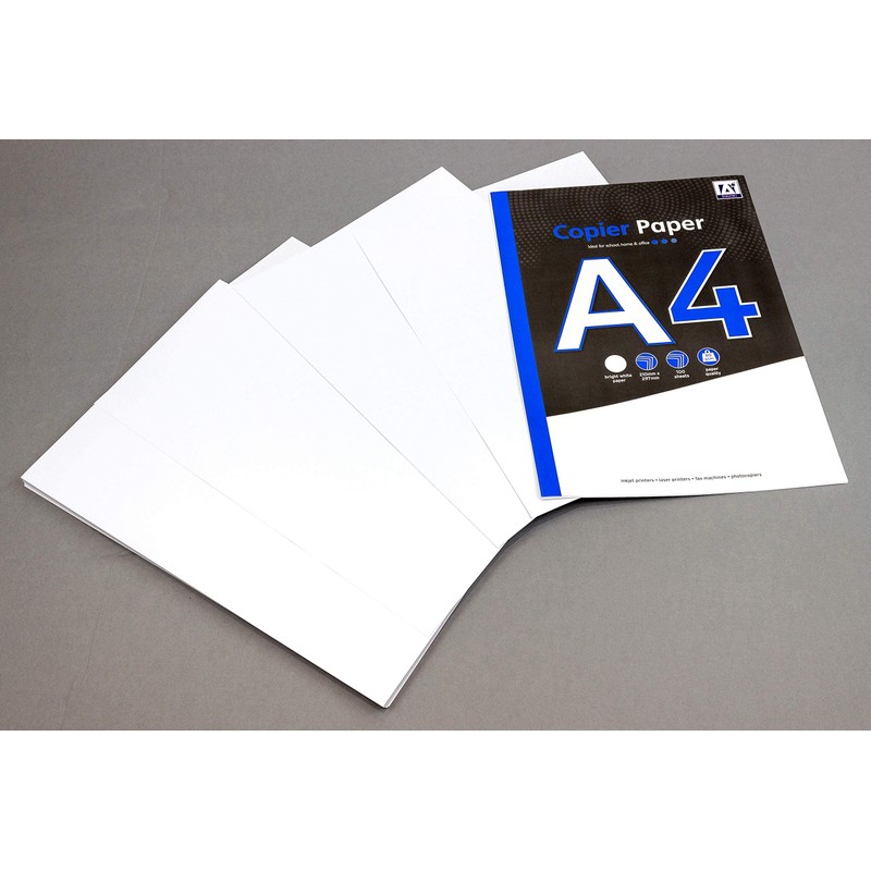 A4 Copier and Printer Paper - 100 Sheets, 80gsm Bright