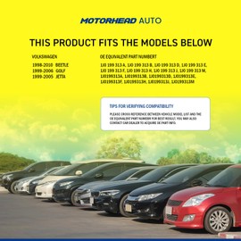 MOTORHEAD AUTO Front Subframe Crossmember Axle, Direct OE Replacement for Volkswagen 1998-2010 Beetle 1999-2006 Jetta Golf 2WD FWD