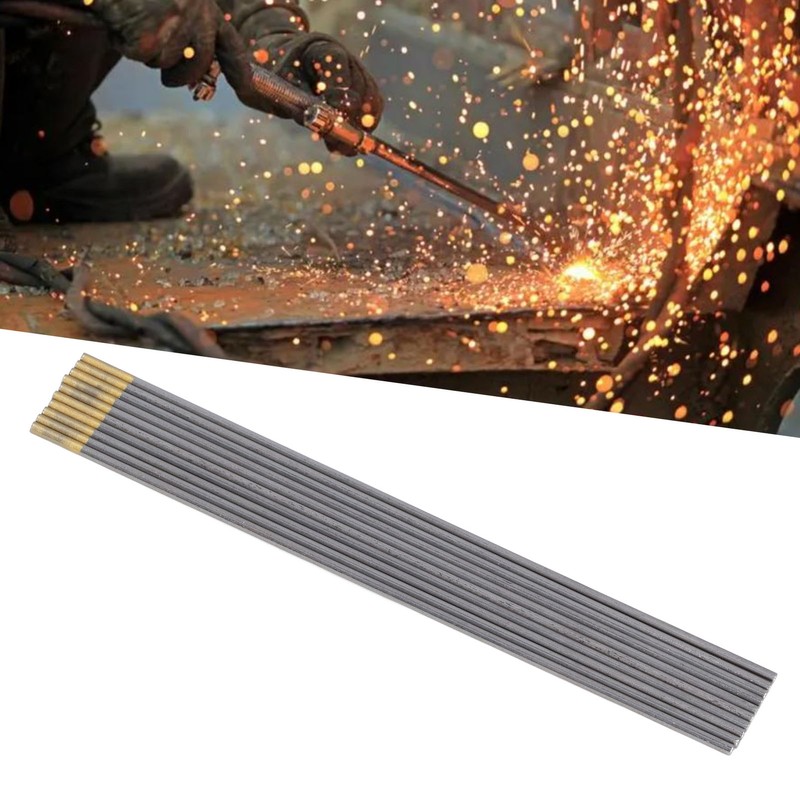 10Pcs TIG Welding Tungsten Electrode 3/32 X 6in Tungsten Needle