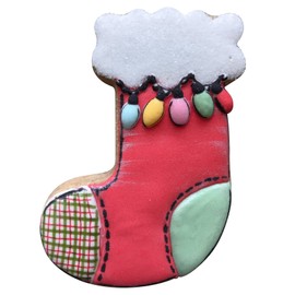 LILIAO Christmas Winter Stocking Cookie Cutter - 2.7 x 3.7 inches - Stainless Steel