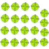 20Pcs Circular Bubble Level Bullseye Degree Marked Surface Round Spirit